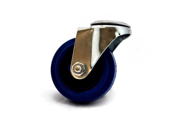 100 mm 22 Series Super Elastic Rubber Bolt Hole Castor