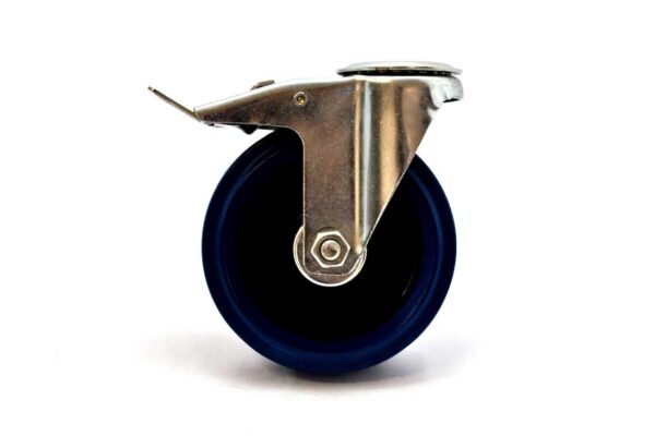 125mm 22 Series Super Elastic Bolt Hole Brake Castor