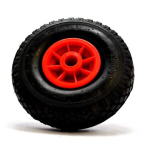 260mm Wheel Nylon Rim Pneumatic Tyre 25mm Plain Bore